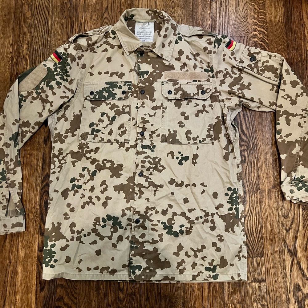 German desert storm army button up